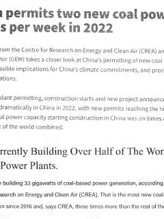 China's Coal Plants