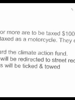 Proposal Tax Bikes